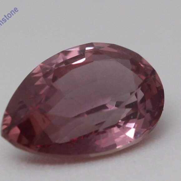Pear Natural Loose Sapphire (1.72 Ct Brown Pink Vs2) Gia C53000122 - Picture 3 of 6